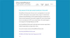 Desktop Screenshot of discretephoton.com