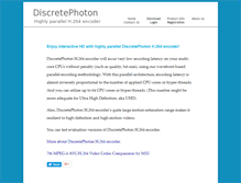 Tablet Screenshot of discretephoton.com